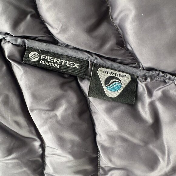 The North Face Summit Series Jacket Womens LG Gray 800 Fill Goose Down Pertex - Picture 11 of 12